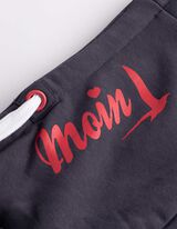 Hoodie - Print - Dunkelblau