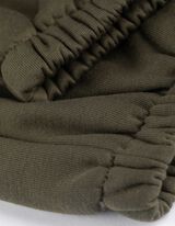 Kelnės su kišenėmis - Trikotažas - tamsiai zalias