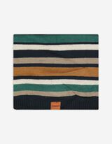 Loop-Schal - Streifen - dunkelblau