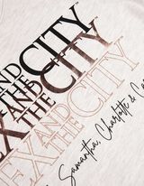 Tričko s dlouhým rukávem - Přední potisk - béžová