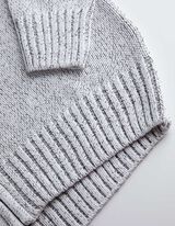 Pletena jopa - Na&scaron;itek - siva