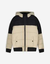 Blouson - Color-Blocking - beige