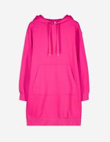 Jurk - Capuchon met tunnelkoord - pink