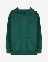 Hoodie - einfarbig - dunkelgrün