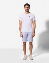 T-Shirt - Stickereien - wei&szlig;