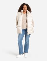 Pre&scaron;it brezrokavnik - Enobarvno - belo