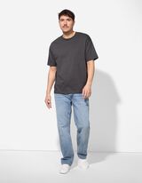 T-Shirt - Oversized Fit - dunkelgrau