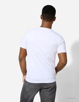 T-Shirt - Rundhals-Ausschnitt - weiß