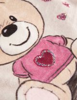 Sweatshirt - Paillettenbesatz - beige