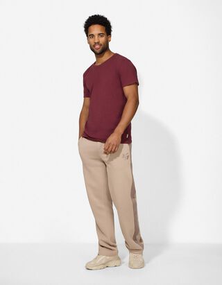 Joggingbroek - Contraststrepen - lichtbruin