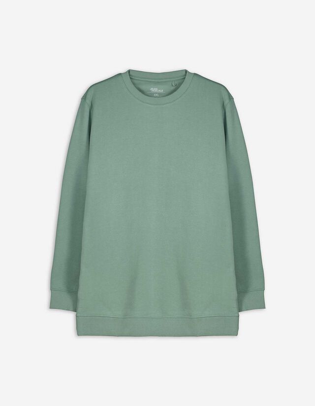 Sweatshirt - einfarbig - türkis