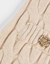 Pletená sukně - béžová