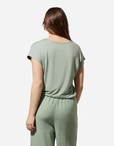 T-Shirt - Knotendetail - t&uuml;rkis