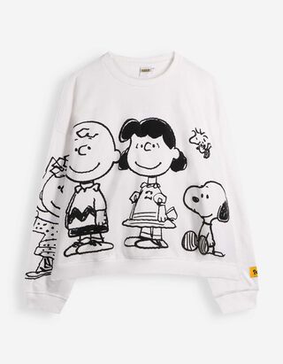 Sweatshirt - Peanuts - Off-White