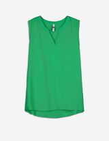 Elegantna majica - LENZING™ ECOVERO™ - zelena