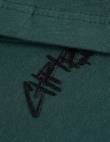 T-shirt - Print - donkergroen