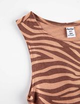 Abito - Senza maniche - beige