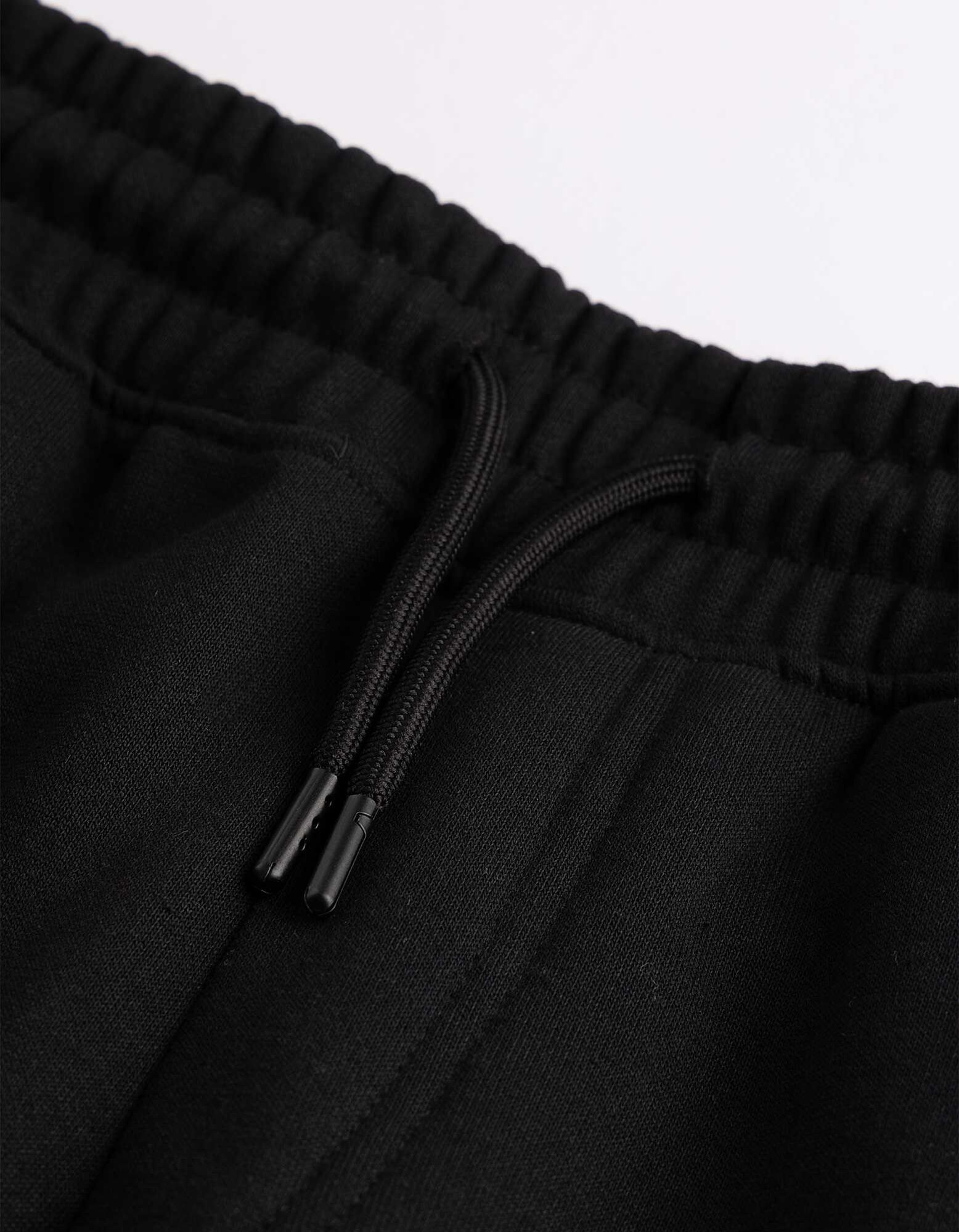 Cargohose - Sweat - Schwarz