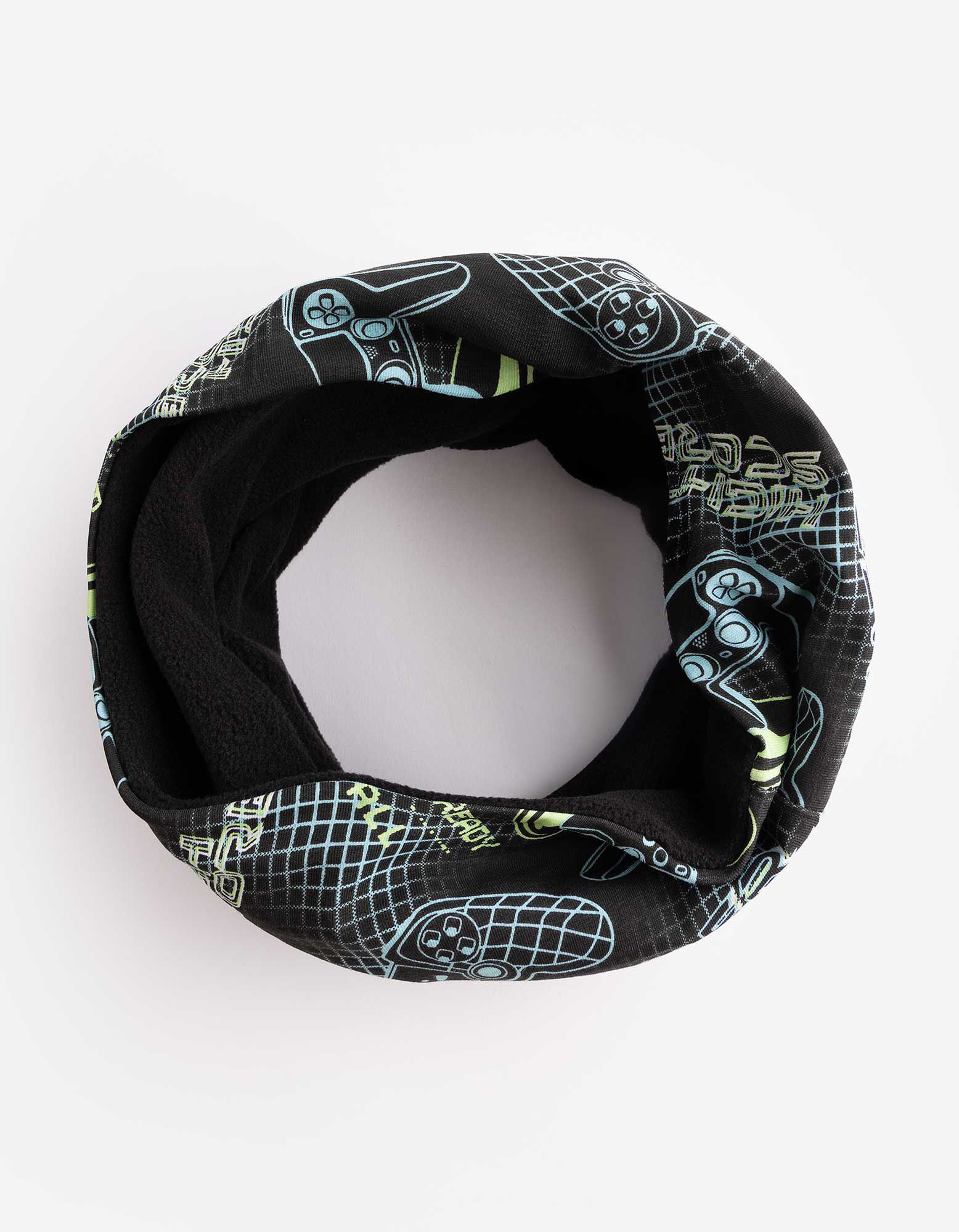 &Eacute;charpe tube - Imprim&eacute; - noir