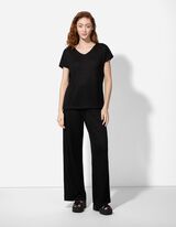 Tricot - Viscose mélangée - Noir