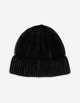 Sapka - Bordás kötés - fekete