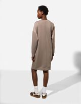 Kleid - Sweat - beige