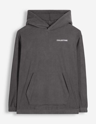 Fleecepullover - Oversized Fit - Dunkelgrau