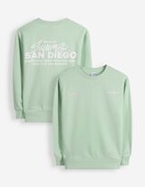 Sweatshirt - Oversized Fit - hellgr&uuml;n