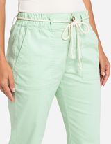 Laisvalaikio kelnės - Auk&scaron;to liemens - zalias