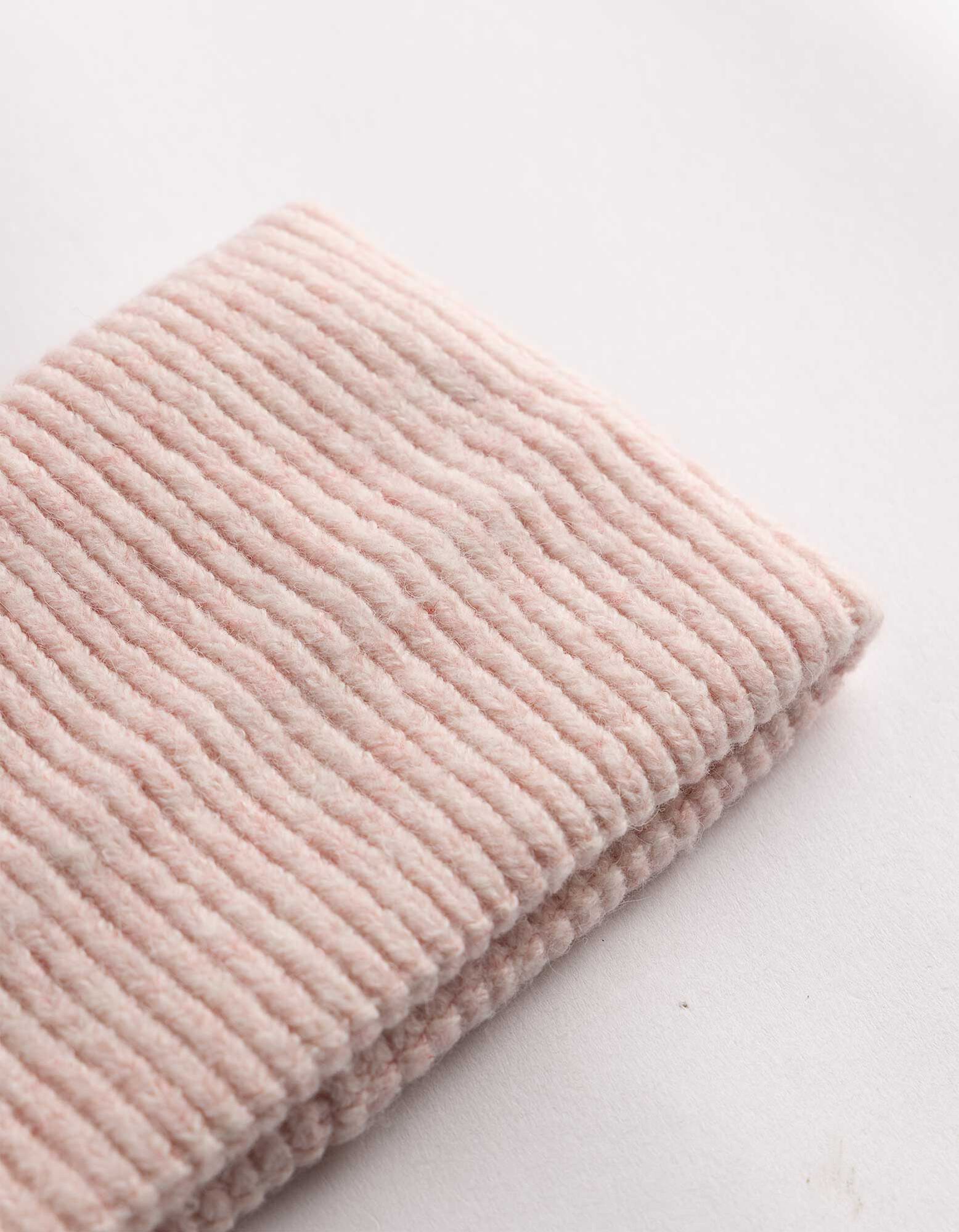 Hoofdband - Ribtricot - Lichtroze