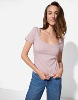 T-shirt - Scollo a cuore - lill