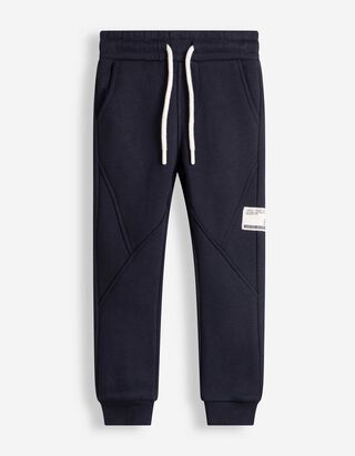 Jogginghose - Labelpatch - Dunkelblau