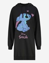 Pullover lungo - Stampa Disney - nero