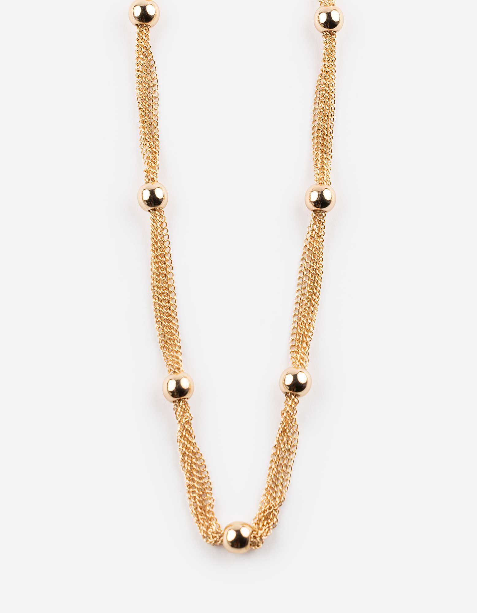 Kette - einfarbig - Goldfarben