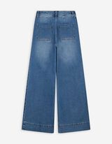 Jeans - Wide Fit - blu
