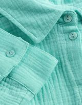 Halenka - Jednobarevn&eacute; - tyrkysova