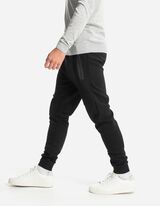 Bėgiojimo kelnės - Tiesaus kirpimo - juodas