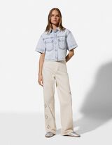 Chemise en jean - denim bleu clair - bleu clair