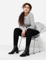 Pantaloni jogging - Buzunare patch - Negru