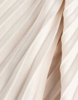 Suknja - &Scaron;areni print - bela