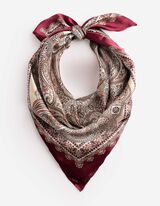 Sjaaltje - Paisleyprint - Beige