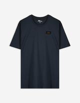 T-shirt - Label - donkerblauw