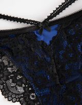 Brazilke - S čipko - temno modra