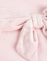 Pulover - Aplikacija s pentljami - roza