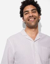 Chemise - Seersucker - Gris clair