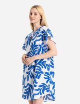 Suknelė - Pažeminti pečiai - baltas