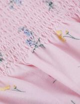 Set od haljine i helanki - čipkasti - roze