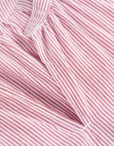 Bluza - V-izrez - tamno-crvena