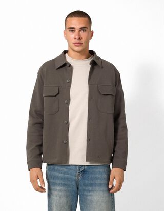 Hemd - Brusttasche - Khaki
