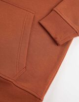 Felpa con cappuccio - Misto cotone - rosso chiaro